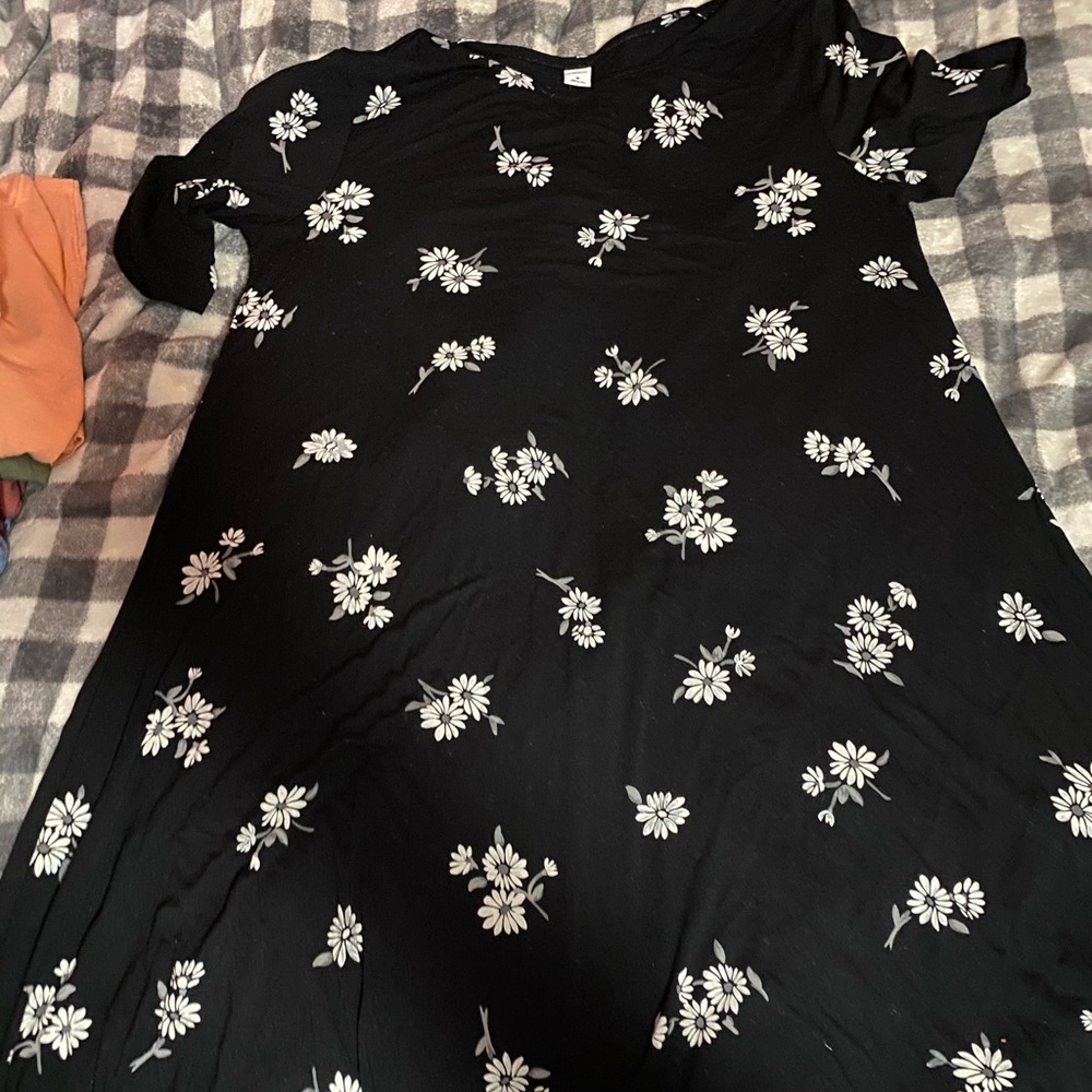 Daisy floral print dress